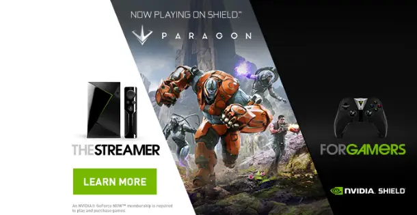 Paragon auf Nvidia Shield TV verfügbar