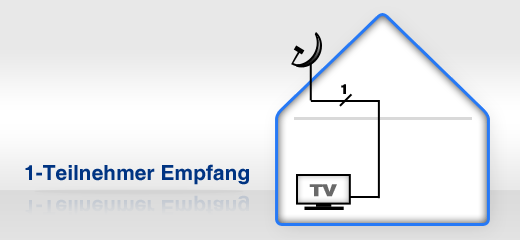 1-Teilnehmer-Empfang