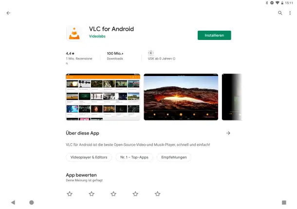 06 Metz Calea VLC for Android Installieren