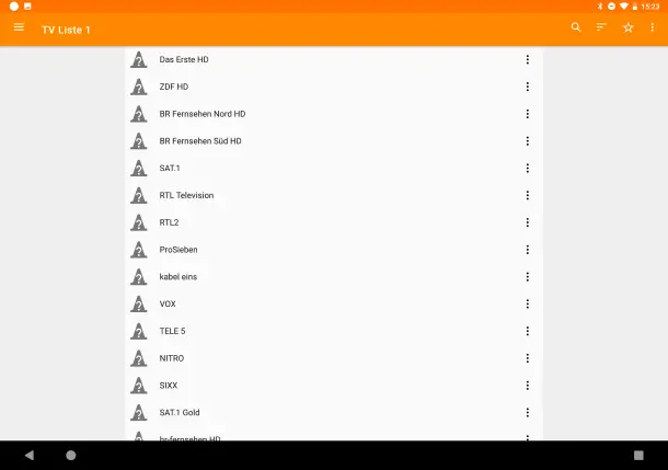 12 Metz Calea VLC for Android TV Liste 1