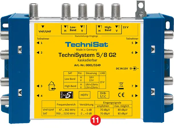 TechniSat TechniSystem 5 8 G2 Multischalter