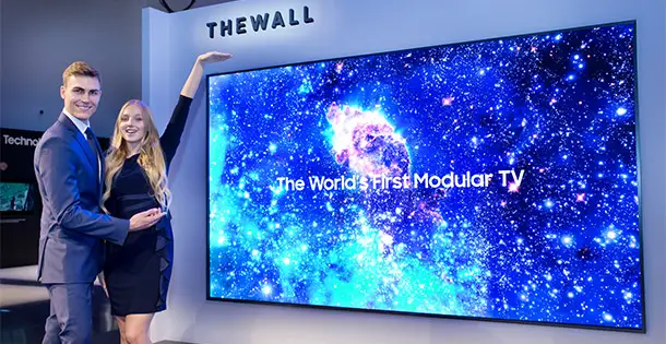 Die Fernseher der Zukunft the wall