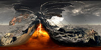 Vulkan aus der Terra-X-Produktion