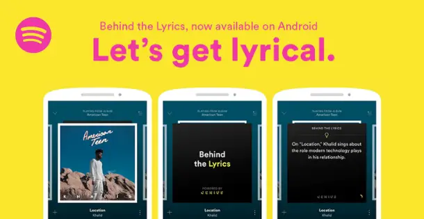 Spotify „Behind the Lyrics“ auf Anroid verfügbar