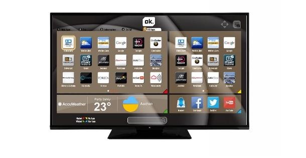 Drei neue TV-Modelle von ok. zwischen 32 und 49 Zoll