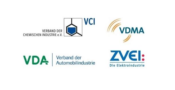 Die Verbände VCI, VDA, VDMA und ZVEI äußern sich zum Ende de...