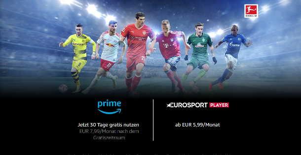 Amazon Prime zeigt weiterhin Bundesliga