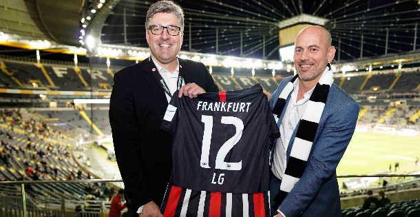 LG erweitert Zusammenarbeit mit Eintracht Frankfurt