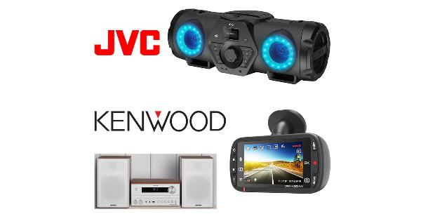 Kenwood Dashcam und Mini-HiFi-System + JVC Boomblaster