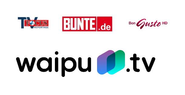 Drei neue Burda-Sender bei waipu.tv
