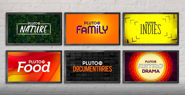 Pluto TV bringt sechs neue Channels