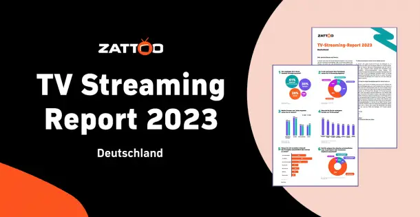 Zattoo TV-Streaming-Report 2023 Deutschland: