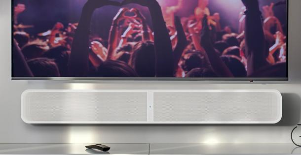 Soundbar mit Audio-Streaming, kabelloser Dolby Atmos-Wiederg...