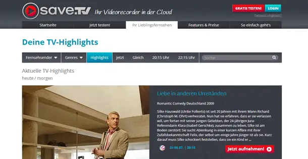 Cloud-Rekorder Save.tv