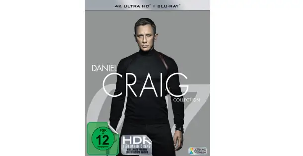 Alle Bond-Filme mit Daniel Craig auf Ultra HD-Blu-ray