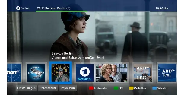 ARD überarbeitet HbbTV-Design