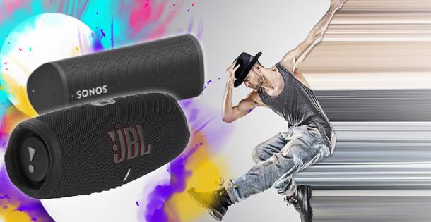 JBL Charge 5 &amp; Sonos Roam im Vergleichstest