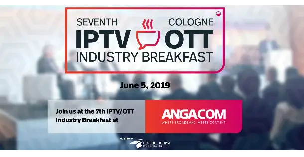 Ocilion erstmals Gastgeber des IPTV/OTT Industry Breakfast