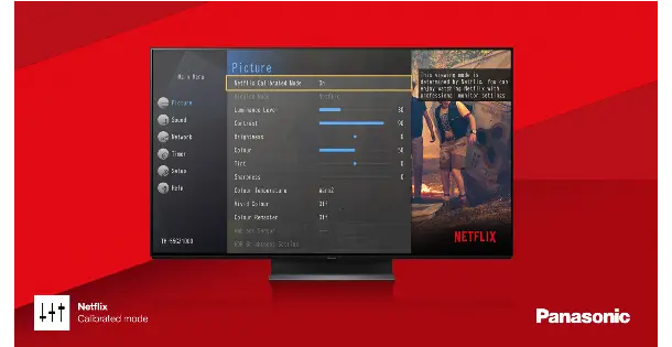 Panasonic OLED TV Line-Up erhält Netflix Calibrated Mode