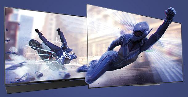 Panasonic TX-65FZW954 und Sony KD-65AF8 im Vergleichstest