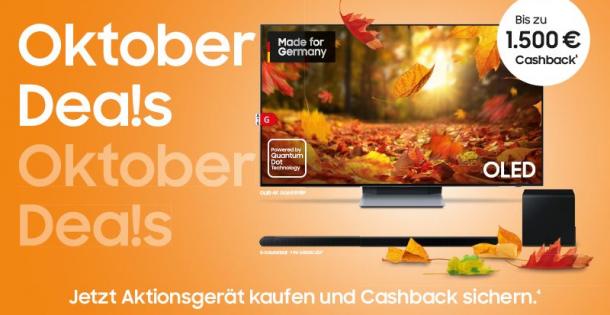 Ordentlich sparen bei den OktoberDea!s von Samsung
