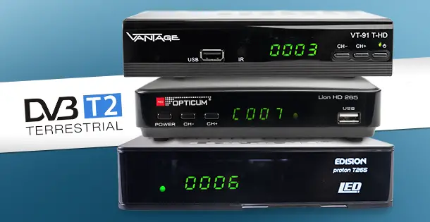 3 DVB-T2 Receiver im Test