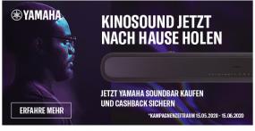 Yamaha Soundbar Cashback-Aktion
