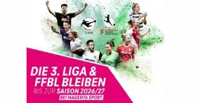 Telekom sichert sich Medienrechte der 3. Liga und der Frauen-Bundesliga