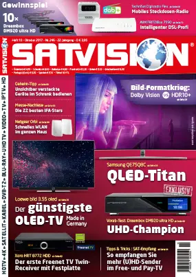 Satvision Magazin 2017 Ausgabe 10 Oktober