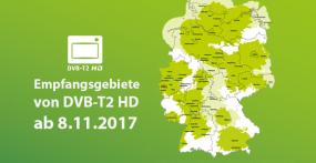 Ausbau DVB-T2 HD in Deutschland