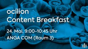 ocilion Content Breakfast auf der ANGA COM 2023