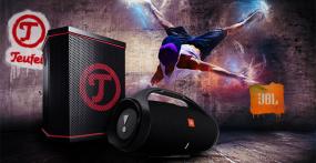 JBL Boombox 2 und Teufel Rockster Air im Test
