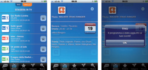 tivusat-app screenshots