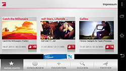 ProSieben App-Screenshot
