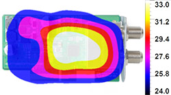 Wärmebild vom Twin Silicon DVB-S2-Tuner