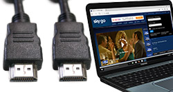 HDMI-Anschluss für Laptops