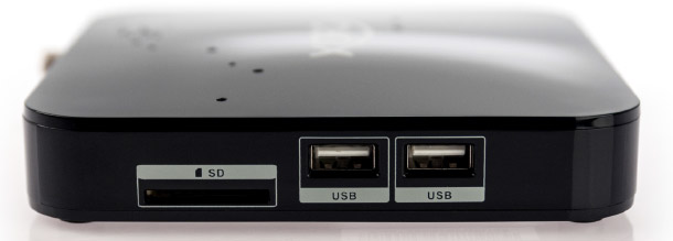 Kartenleser und USB-Anschlüsse