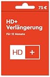 HD + Paket mit 12 Monaten Code für Sender, Verlängerung per E-Mail