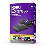 Roku Express HD-Streaming-Gerät mit High-Speed-HDMI-Kabel und Standard-Fernbedienung (Keine TV-Steuerung), geführter Einrichtung und schnellem WLAN